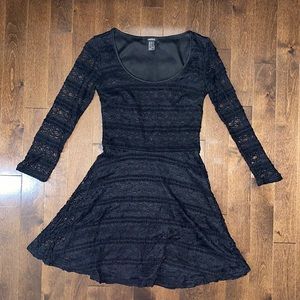 Forever 21 black Lacey dress